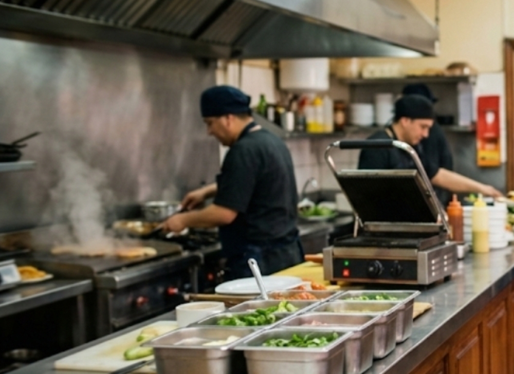 Parrillero y Auxiliar de Cocina